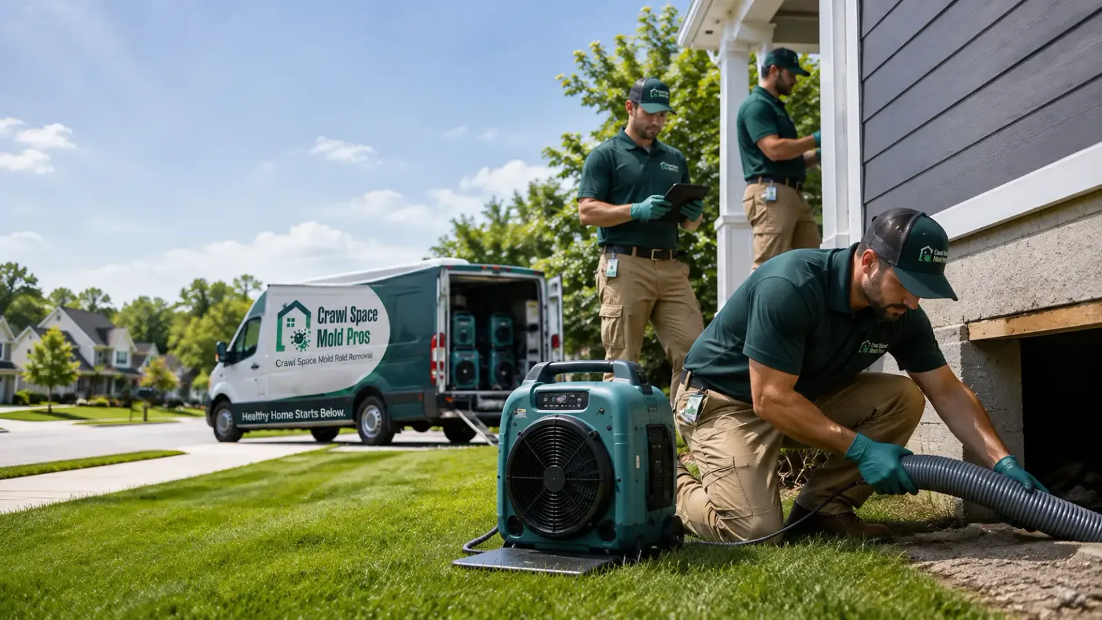 Crawl Space Mold Removal in Hillman, MN